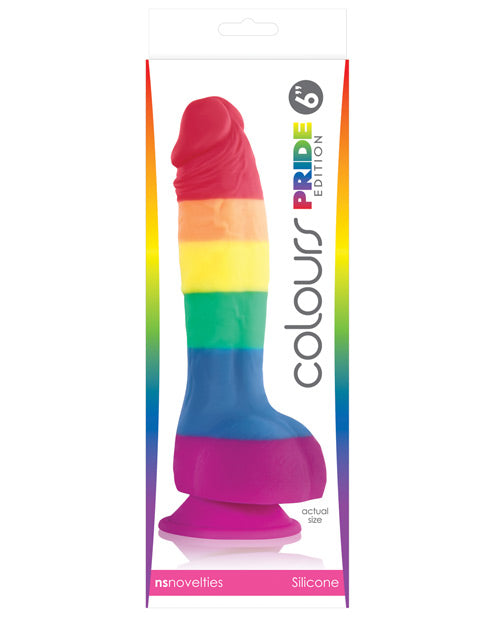 Colours Pride Edition 6" Dildo w/Suction Cup