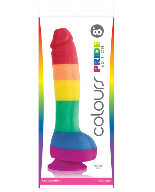 Colours Pride Edition 8" Dildo w/Suction Cup