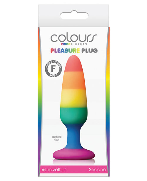 Colours Pride Pleasure Plugs - Three Sizes