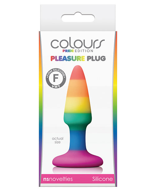 Colours Pride Pleasure Plugs - Three Sizes