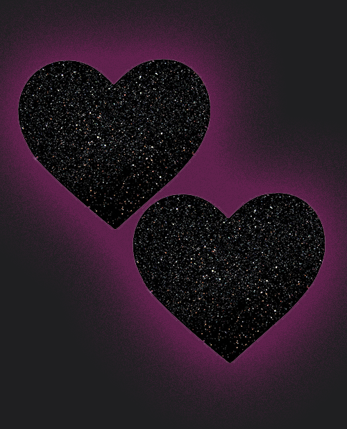 Neva Nude Glitter Heart Pasties