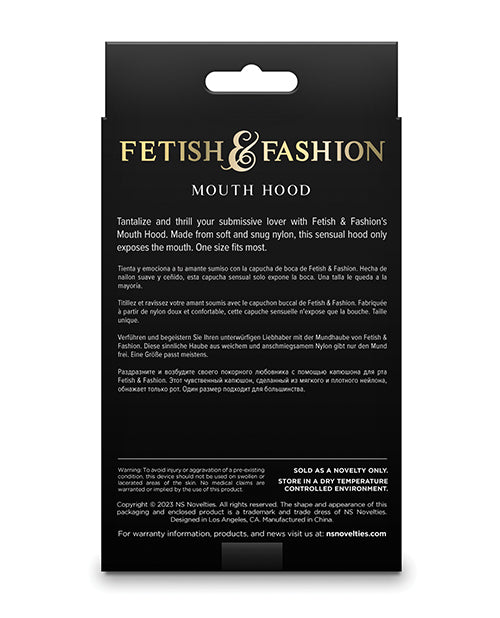 Fetish & Fashion Mouth Hood