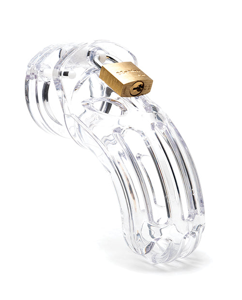 The Curve Chastity Cage & Lock Kit