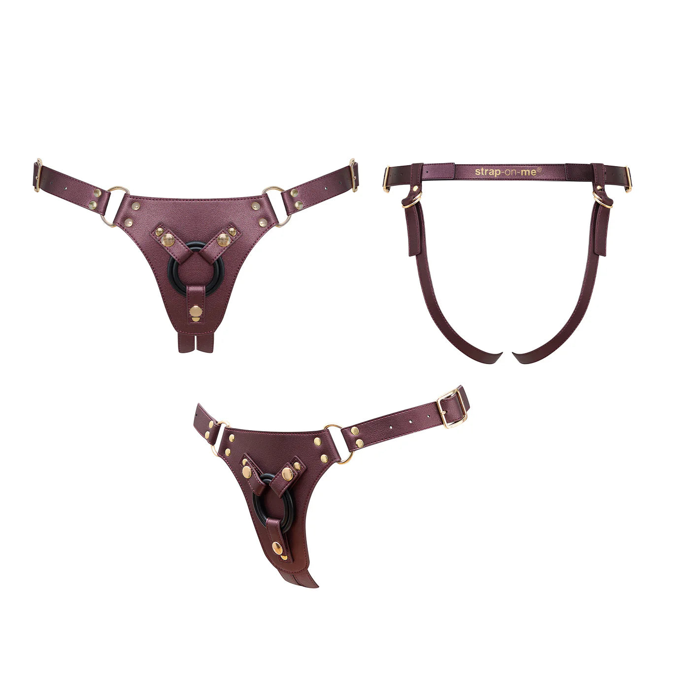 Strap-On-Me Leatherette Harness Generous