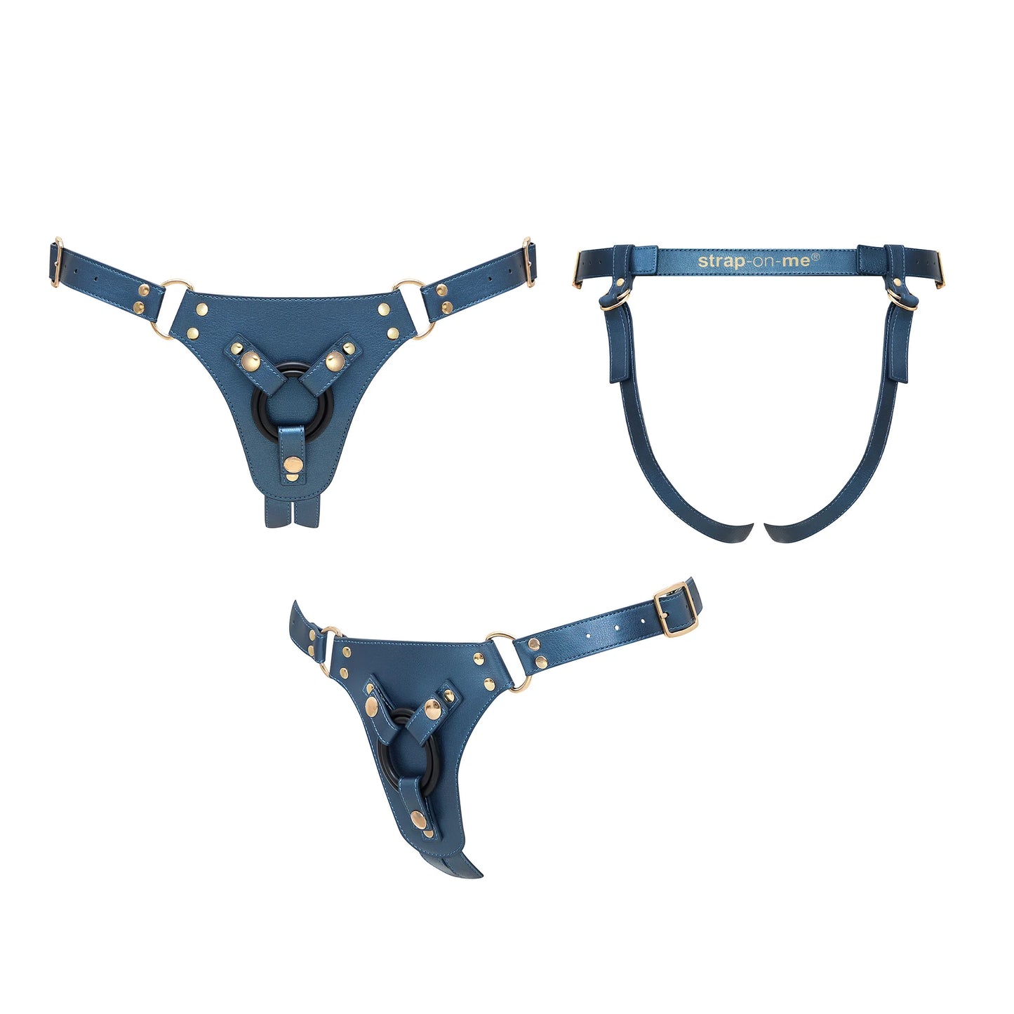 Strap-On-Me Leatherette Harness Generous