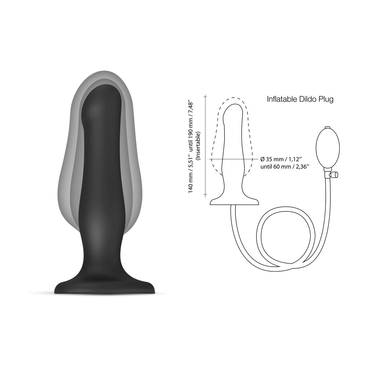 Strap On Me Inflatable Dildo