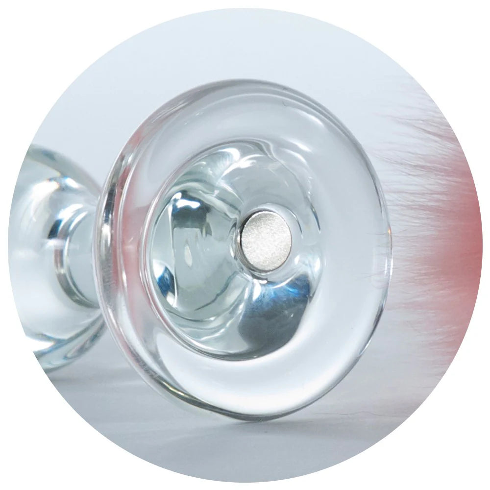 Crystal Delights Magnetic White Bunny Tail