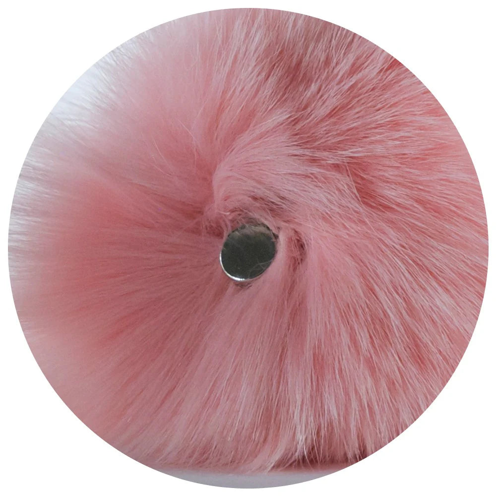Crystal Delights Magnetic Sparkle Pink Bunny Tail
