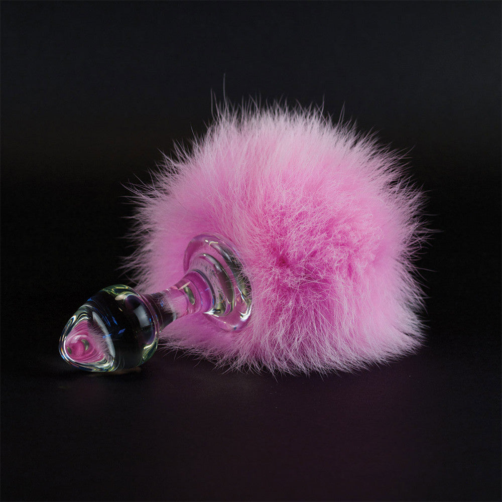 Crystal Delights Magnetic Pink Bunny Tail