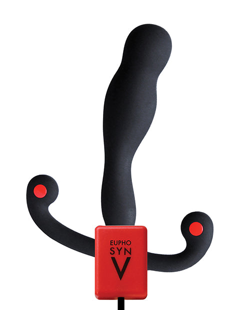 Aneros Vibrating Eupho Syn V Bedroom Besties  charging on white background
