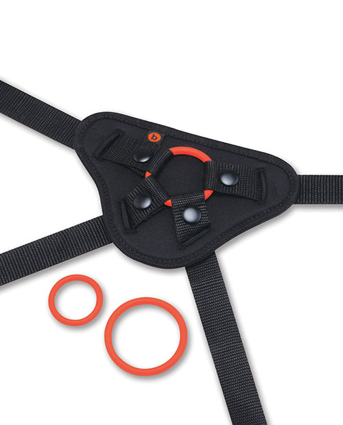 b-vibe Beginner Strap-On Harness Set - With 5" Dildo
