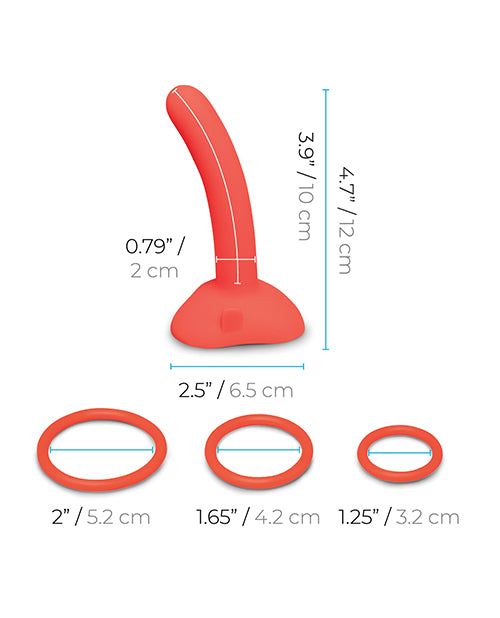 b-vibe Beginner Strap-On Harness Set - With 5" Dildo