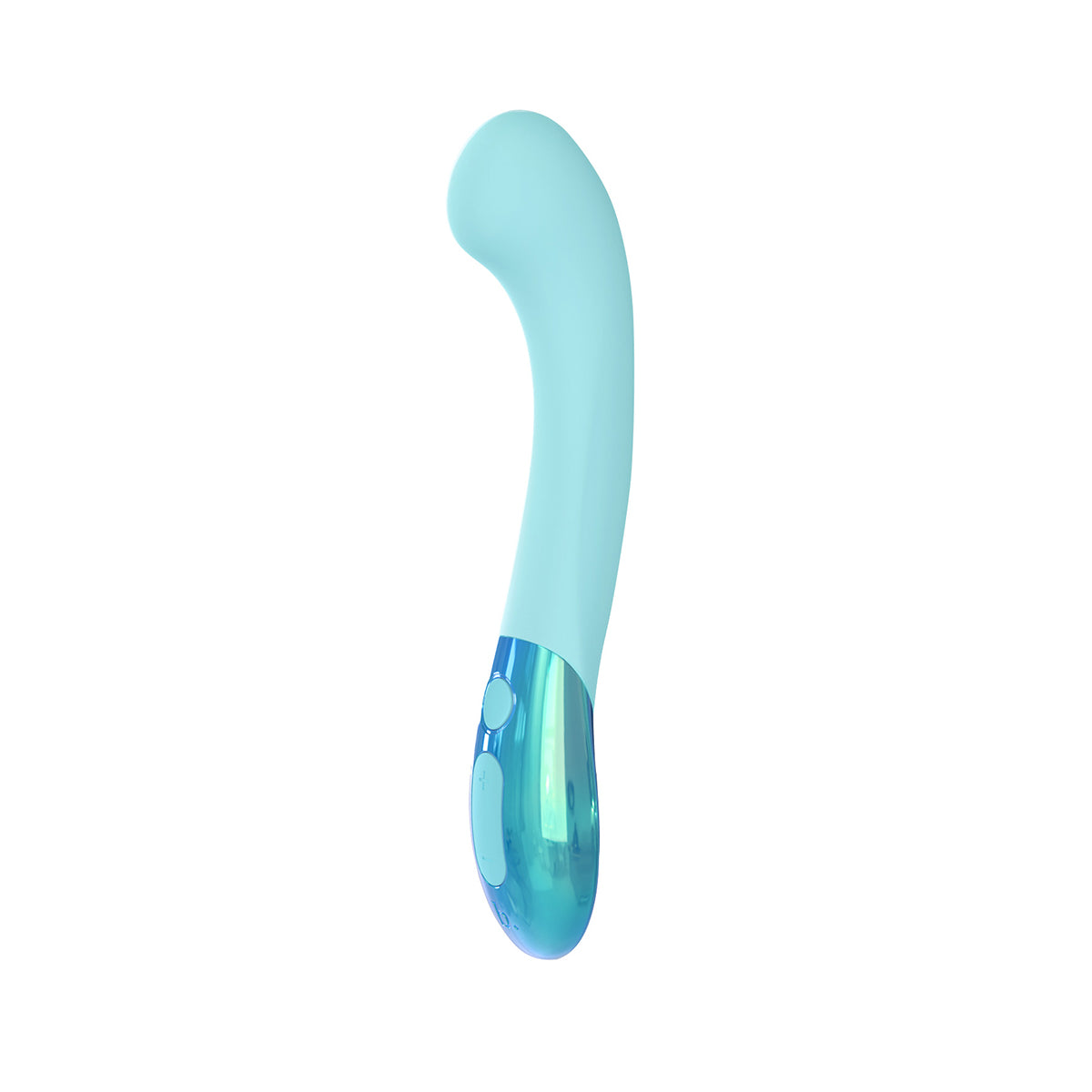 Biird Gii Mint Vibrator on white background. Experience internal and external stimulation like you’ve never felt before with Gii Glow. Curved for maximum pleasure, Gii Glow emits deep and rumbly vibrations that hit the spot every time. Featuring 9 different vibration modes, each with 8 strength settings and quick access to bliss mode, Gii Glow is a vibrator like no other.
