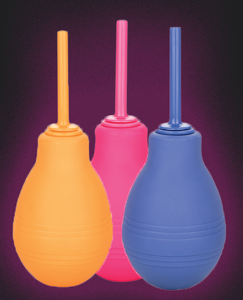 Cheeky One Way Flow Anal Douche Multiple Colors