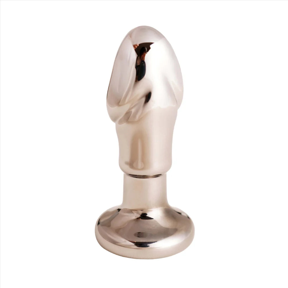 Cristal Black Opal Vibrating Glass Butt Plug