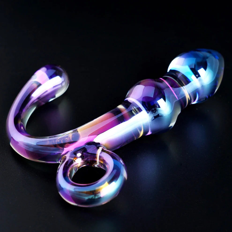 Cristal Orchid Pulse Glass Dildo