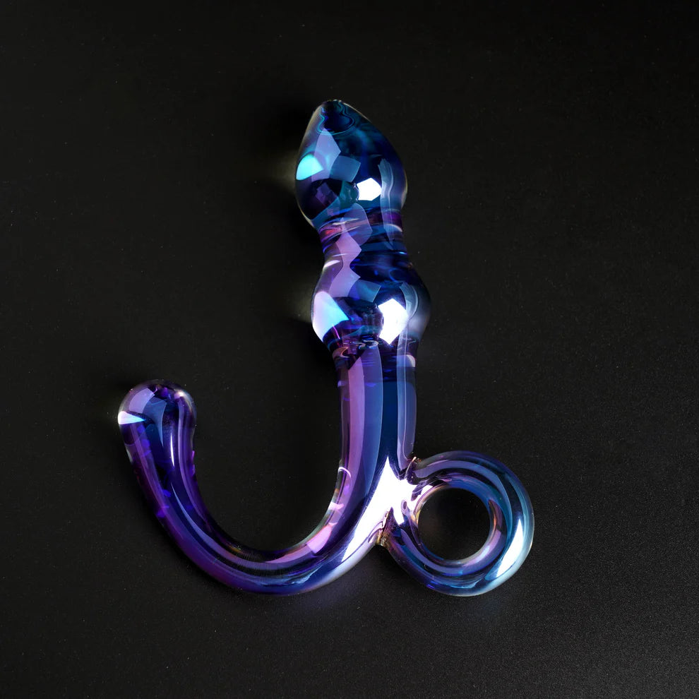 Cristal Orchid Pulse Glass Dildo