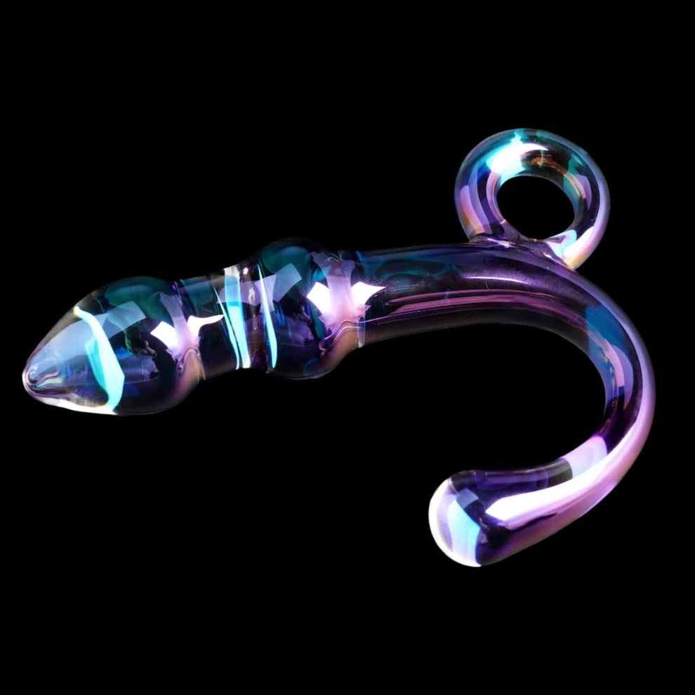 Cristal Orchid Pulse Glass Dildo