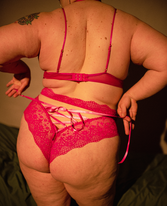Berrylicious Lace Halter Top & Panty