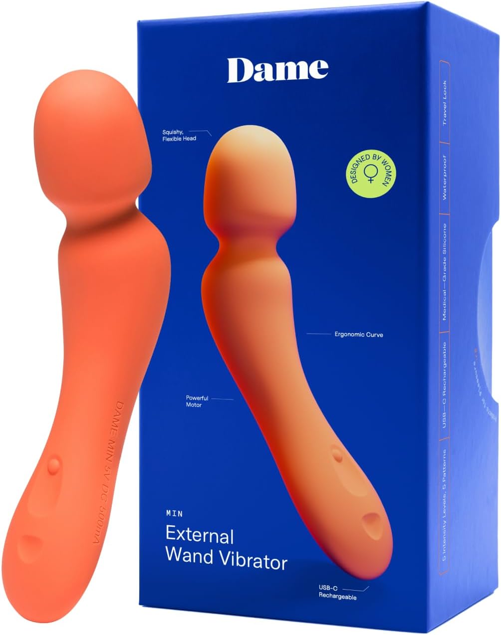 Dame Min Mini Wand Vibrator