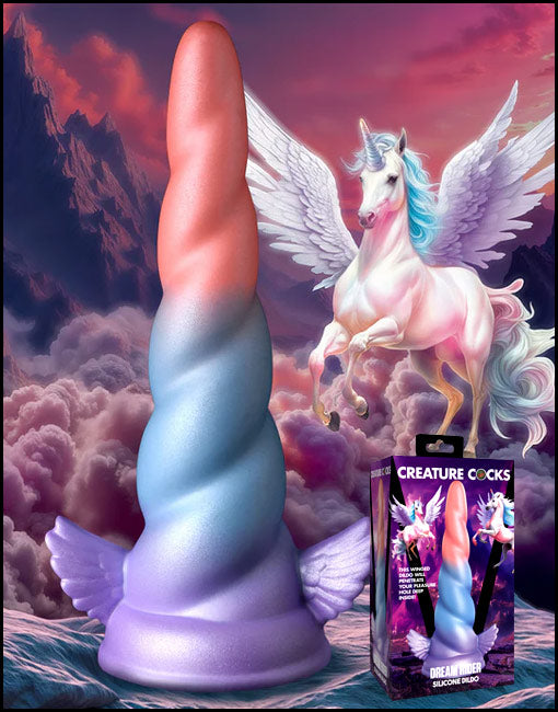 Deluxe Dream Rider Vibrating Unicorn Dildo
