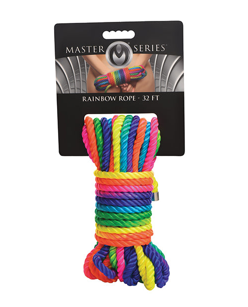Multicolored rope with packaging displaying 'Master Series' branding on a white background