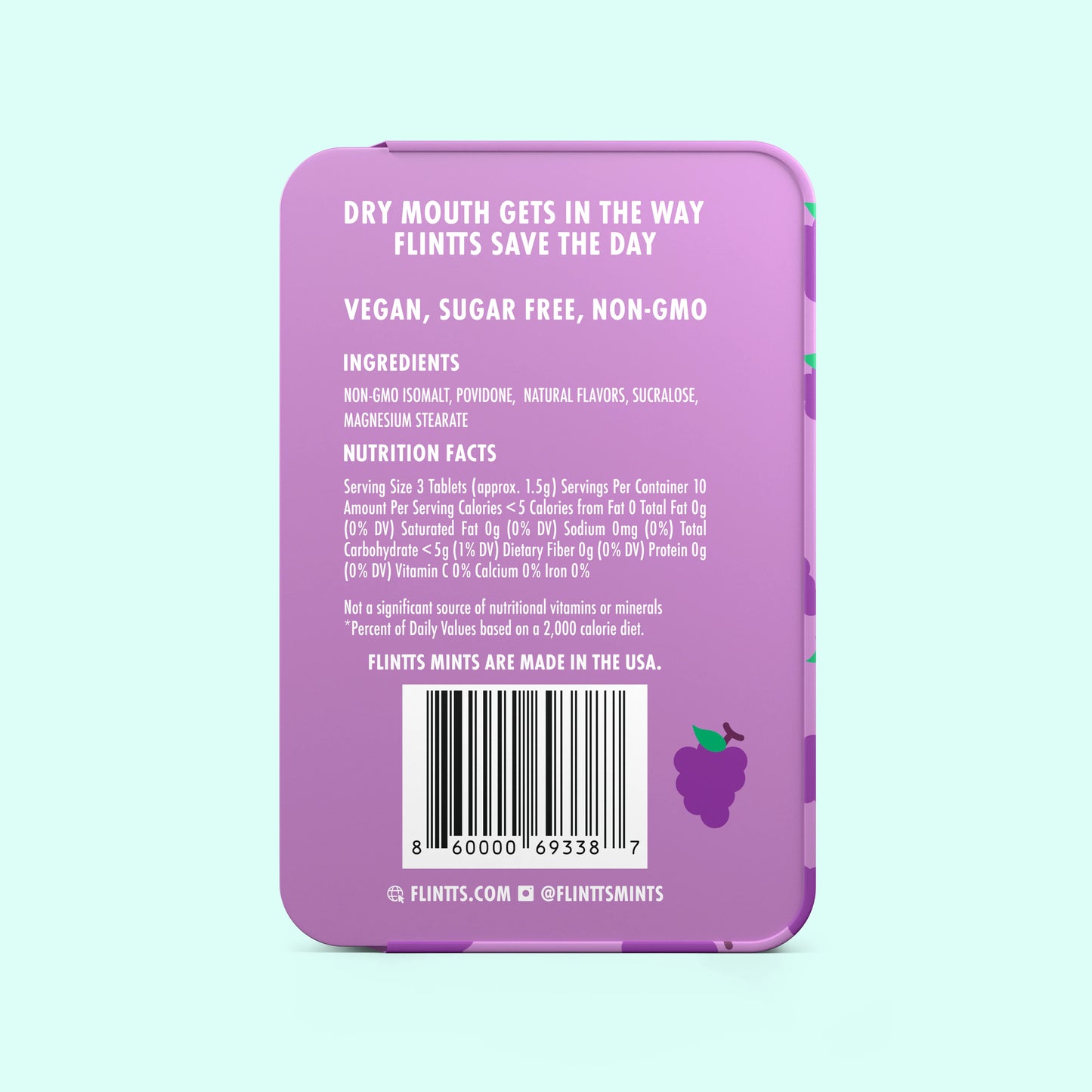 Flintts Mints Luxury Grape FS 125