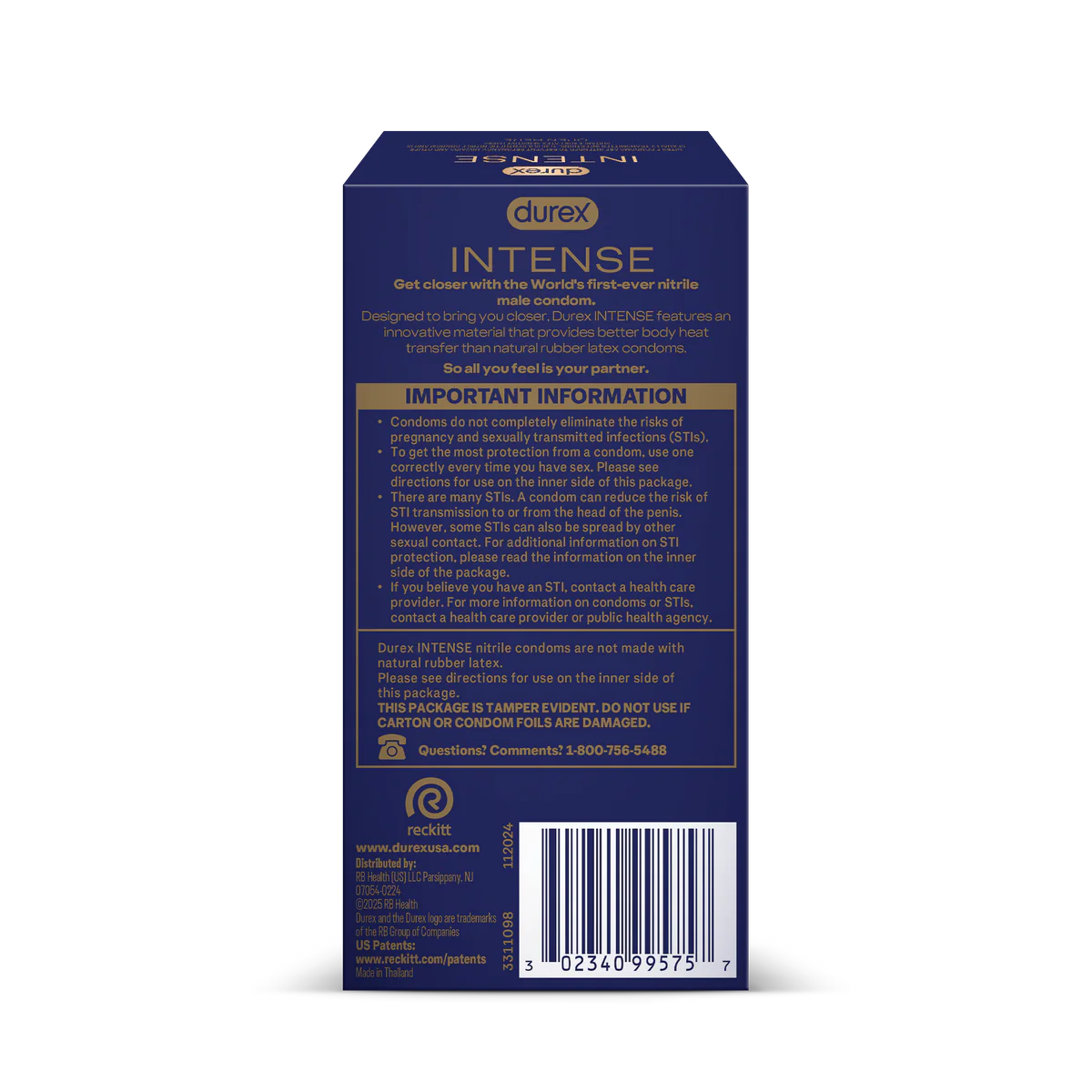 Durex Intense Nitrile Condoms