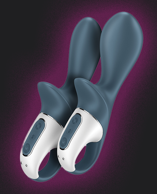 Satisfyer Air Pump Booty 2 both expanded and not expanded