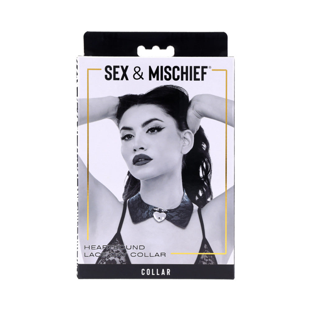 Sex & Mischief Heartbound Lace Day Collar box packaging