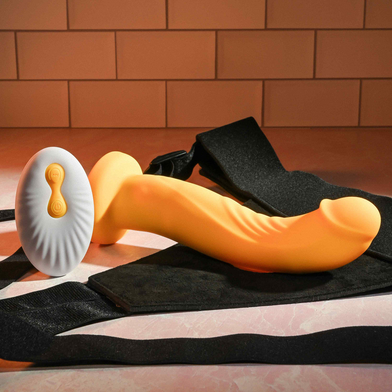 Gender X Sweet Embrace Vibrating Dildo W/ Harness