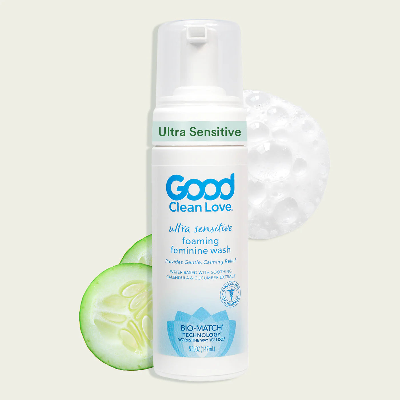Good Clean Love Ultra Sensitive Foam Wash 5oz