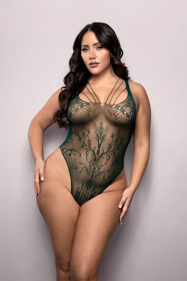 Vixen Enemies To Lovers Seamless Lace Teddy