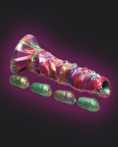 Creature Cocks Larva Ovipositor Dildo w/Eggs