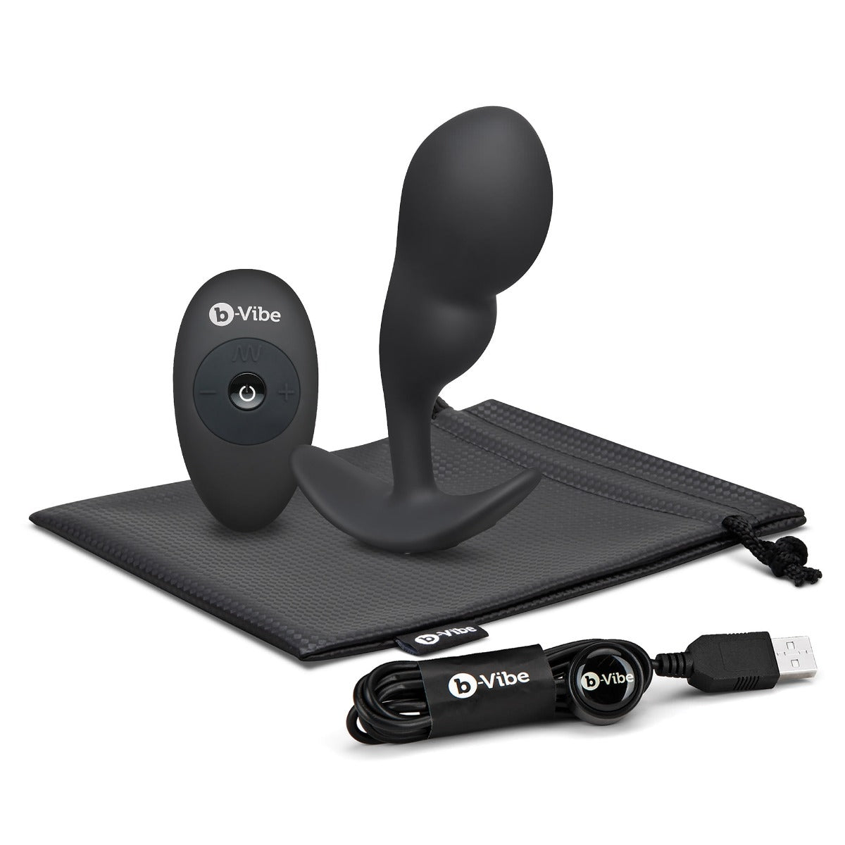 b-Vibe Remote Control P-Spot Snug Plug Large
