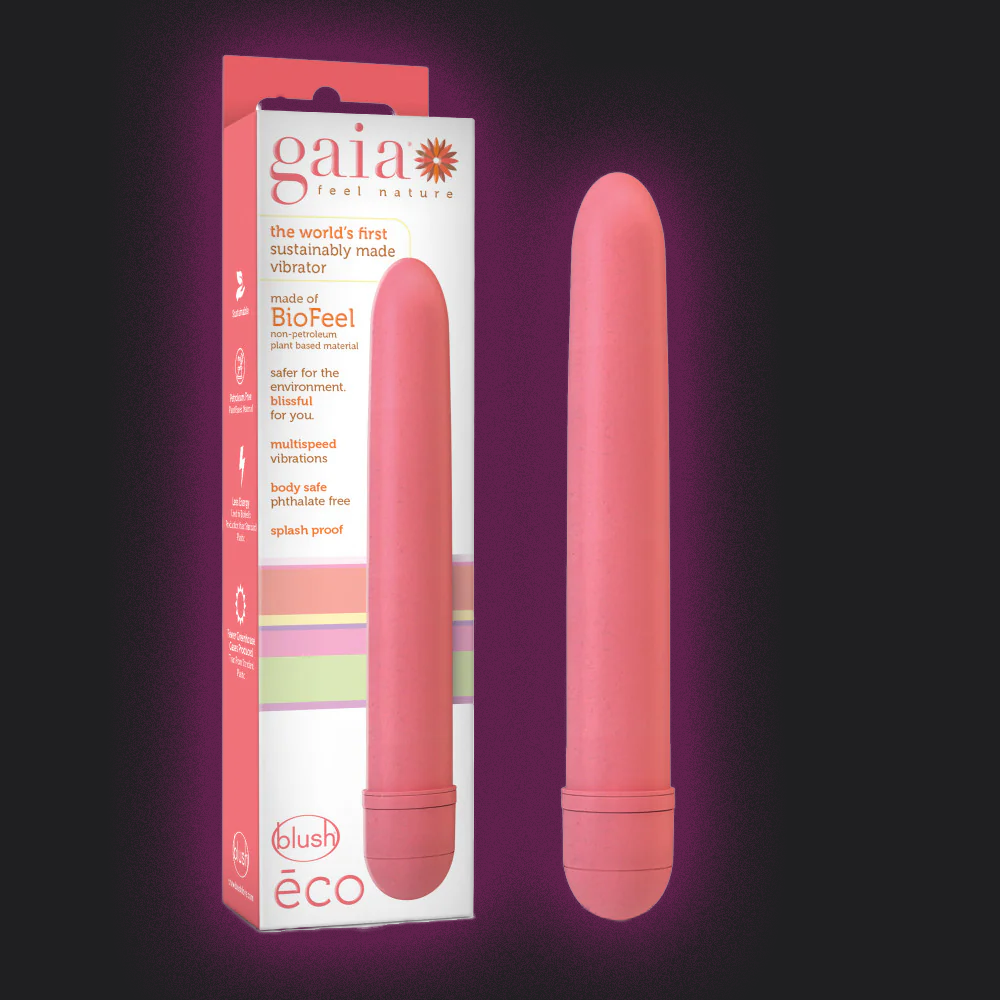 Blush Gaia Biodegradable Vibrator Eco | Bedroom Besties Blush Gaia Biodegradable Vibrator Eco | Bedroom Besties