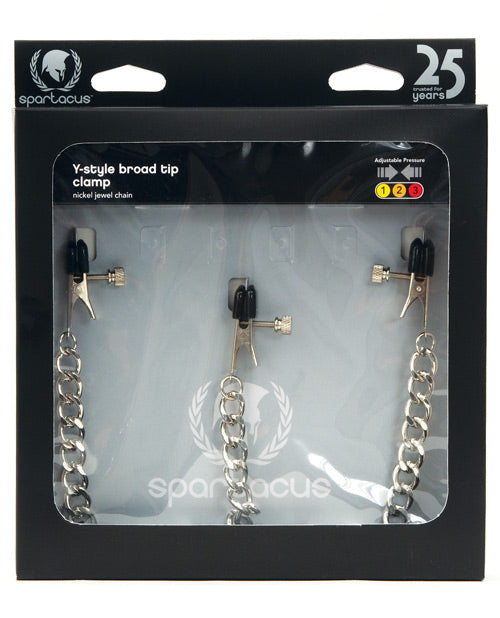 Spartacus Y-Style Nipple & Clit Clamps