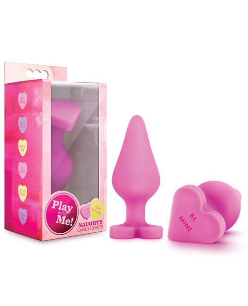 Blush Naughty Candy Heart Plugs