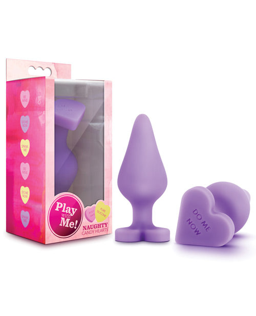 Blush Naughty Candy Heart Plugs