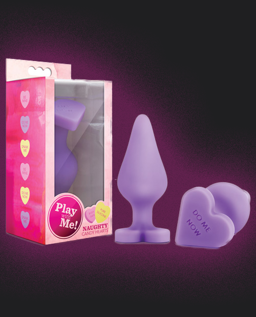Blush Naughty Candy Heart Plugs