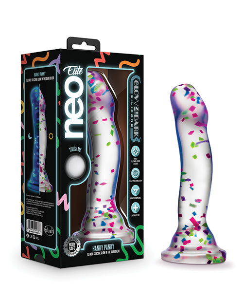 Blush Neo Elite Hanky Panky Confetti Dildo