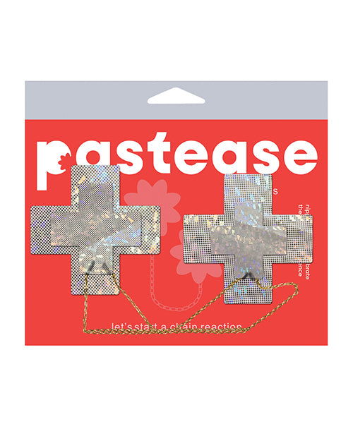 Pastease Chains Disco Cross Pasties