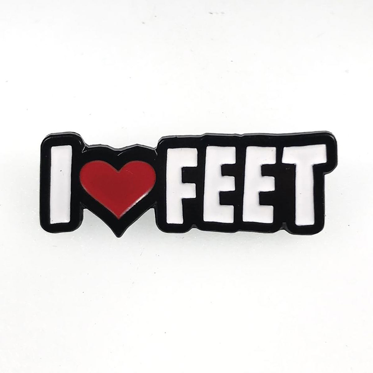 I Love Feet Pin