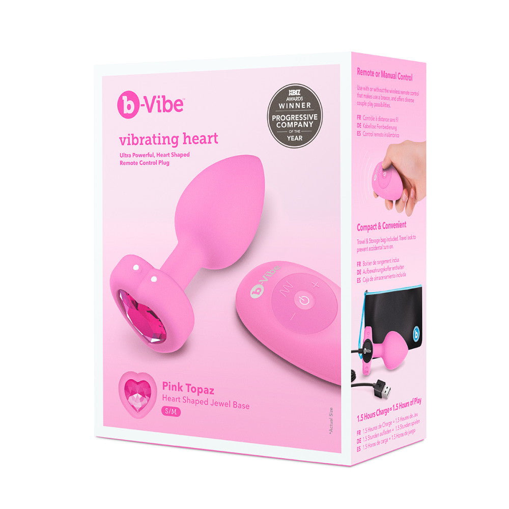 B-Vibe Vibrating Heart Plug