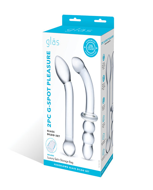 Glas G-spot Pleasure Glass Dildo Set