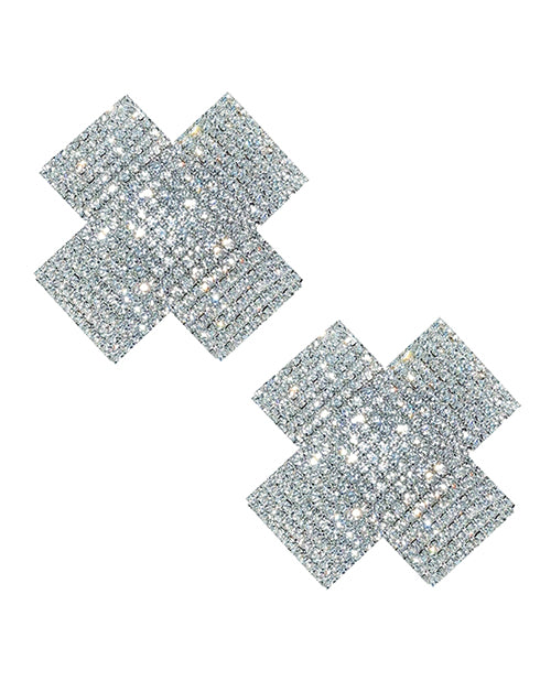 Neva Nude Cross Crystal Pasties