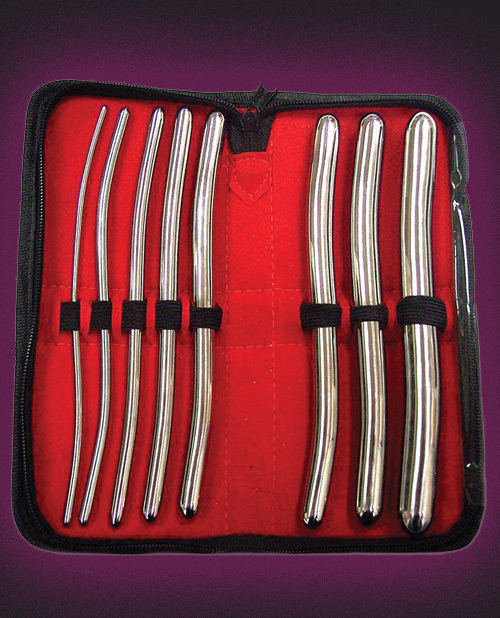 Rouge Stainless Steel Hegar 8 piece Dilator Set