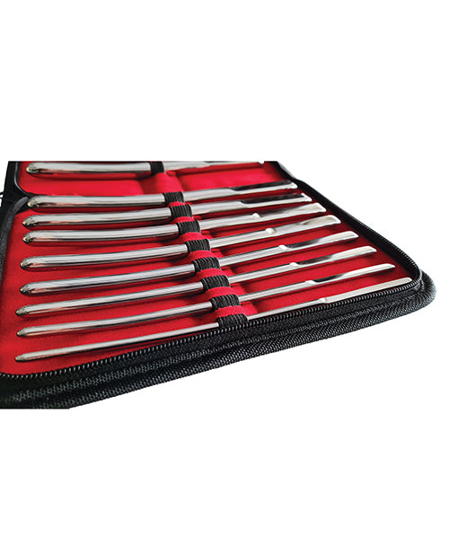 Rouge Stainless Steel Hegar Uterine 14 Piece Dilator Set