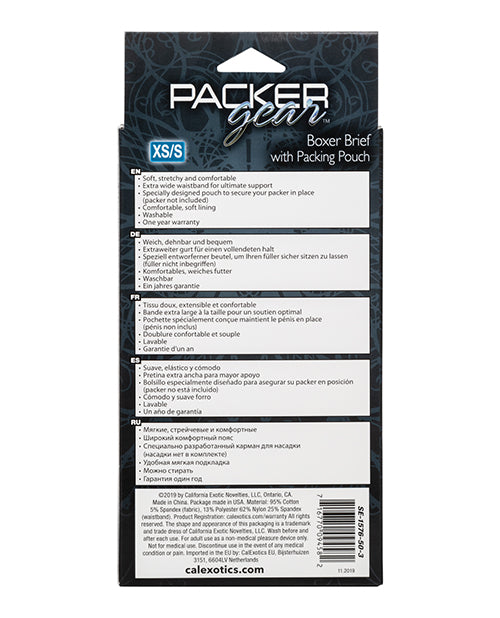 Packer Gear Boxer-Brief With Packing Pouch