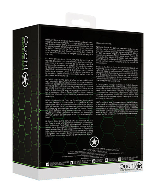 Shots Ouch Glow In The Dark Bulldog Harness